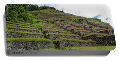 Ancient Terraces Amidst Greenery Portable Battery Charger