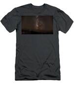 Milky Way Over Tranquil Shoreline T-Shirt