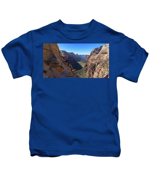 Breathtaking Zion Canyon View Kids T-Shirt