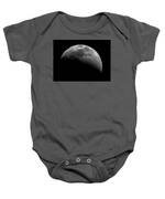 Illuminated Half Of The Moon Baby One-Piece