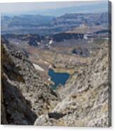 Breathtaking Middle Teton Mountain View Canvas Print