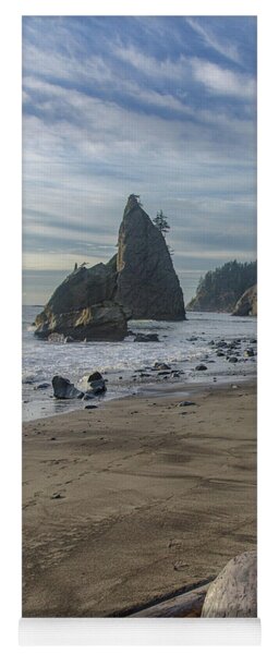 Rugged Coastal Landscape Yoga Mat