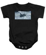 Seals Resting On Rocky Shoreline Baby One-Piece