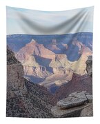 Majestic Grand Canyon Vista At Sunset Tapestry