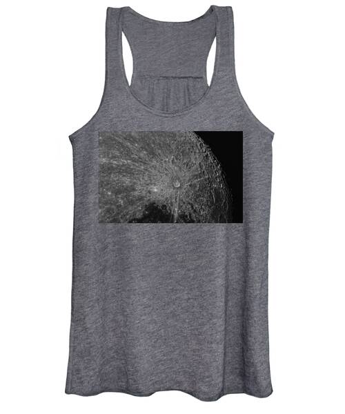Lunar Surface Craters In Detail Women's Tank Top
