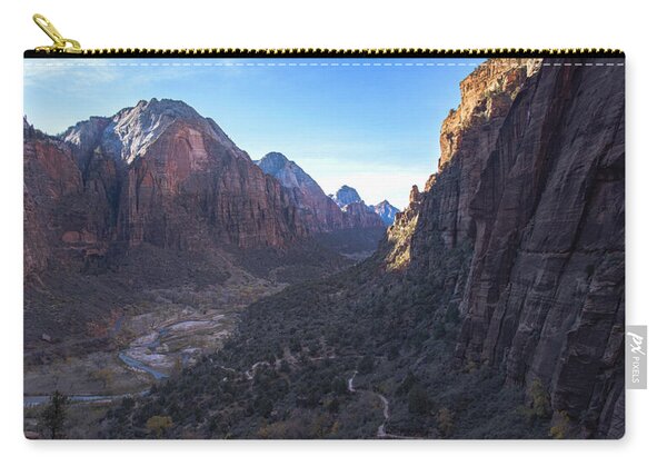Breathtaking Valley Vista In Zion National Park Zip Pouch
