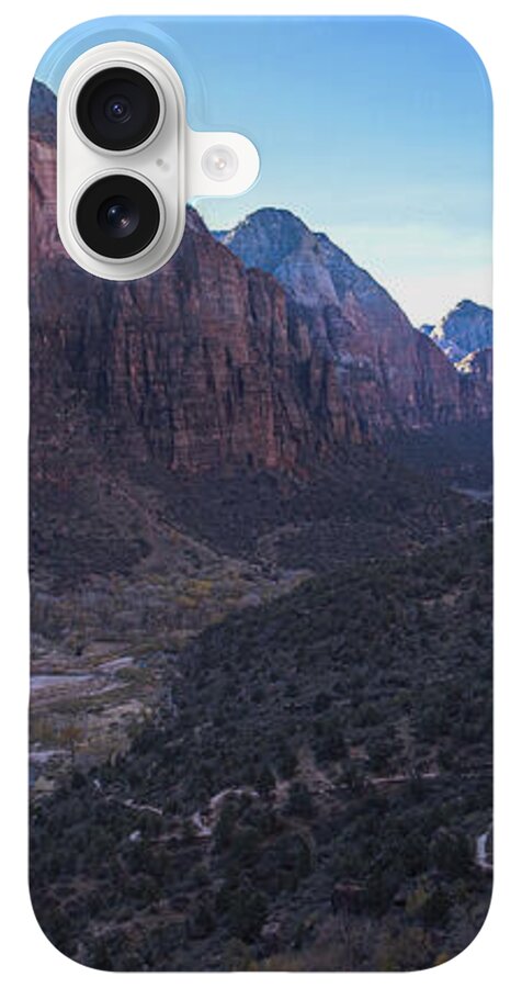 Breathtaking Valley Vista In Zion National Park iPhone Case