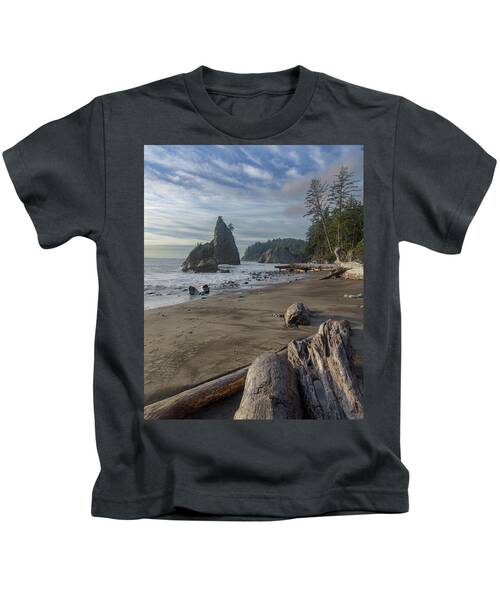 Rugged Coastal Landscape Kids T-Shirt