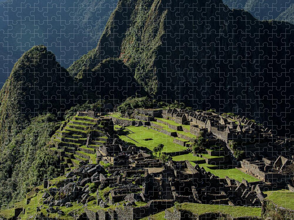 Majestic Ruins In A Mountain Valley Jigsaw Puzzle