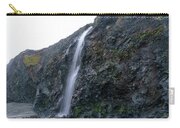 Secluded Coastal Waterfall Cascade Zip Pouch