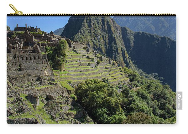 Machu Picchu In Sunlit Splendor Zip Pouch