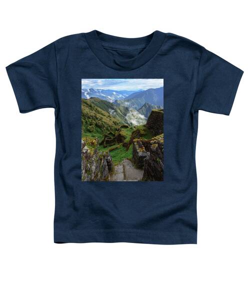 Mysterious Incan Ruins In The Mountains Toddler T-Shirt