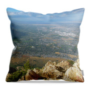 Expansive View From Ben Lomond Summit Throw Pillow
