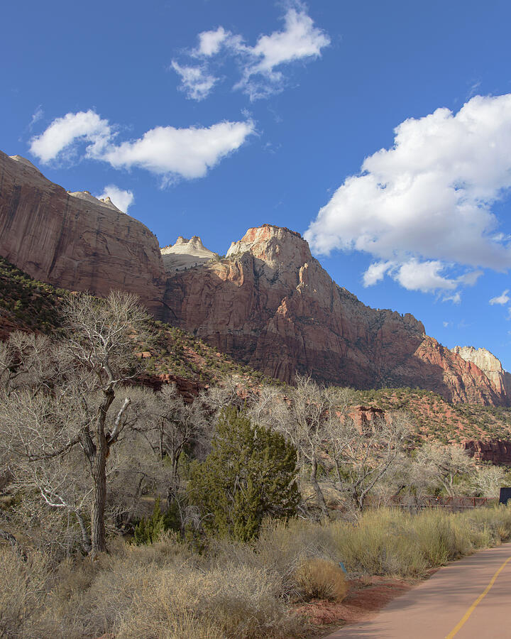 Majestic Mountain under Clear Blue Sky Photograph by Brandon Wichmann