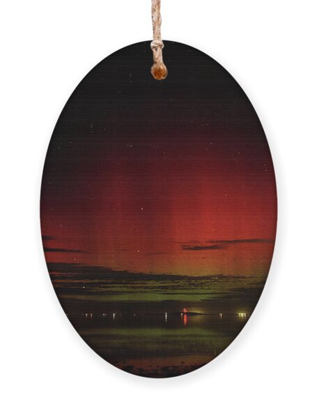 Mesmerizing Northern Lights Display Ornament by Brandon Wichmann