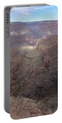 Majestic Grand Canyon Overlook Under Azure Sky Portable Battery Charger