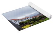 Street Scene with Colorful Mural Yoga Mat