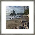 Rugged Coastal Landscape Framed Print