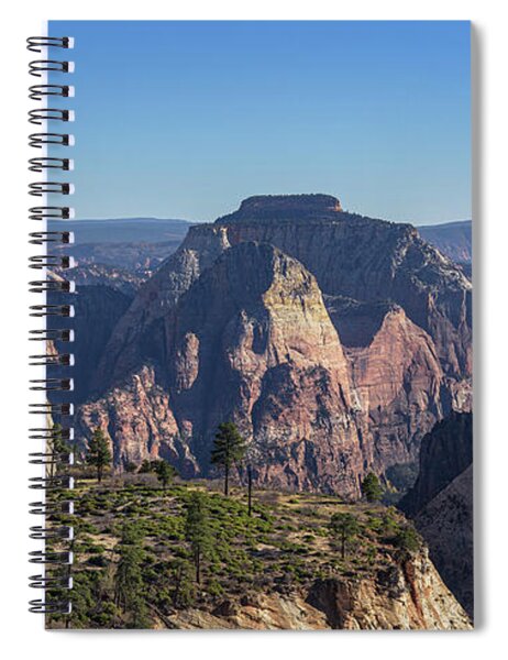 Majestic Mountain Range View Spiral Notebook