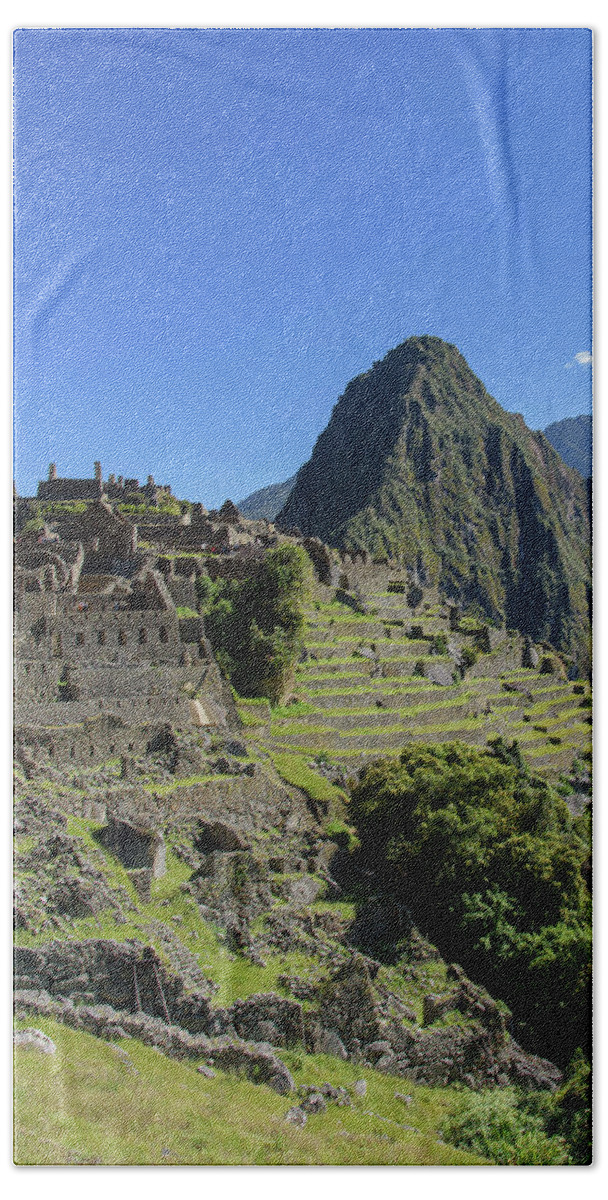 Machu Picchu In Sunlit Splendor Bath Towel