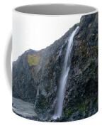 Secluded Coastal Waterfall Cascade Coffee Mug