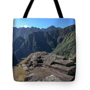 Majestic Mountain Views At Machu Picchu Tote Bag