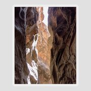 Sunlit Canyon Walls In The Narrows Sticker