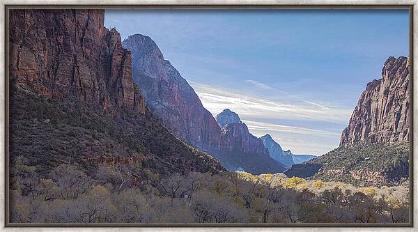 Majestic Zion National Park View Framed Print