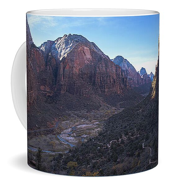Breathtaking Valley Vista In Zion National Park Coffee Mug