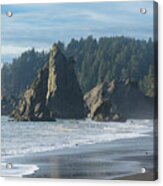 Dramatic Coastal Rock Formations Acrylic Print
