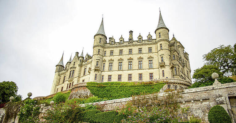 Architecture Wall Art featuring the photograph Majestic Castle On Hill by Brandon Wichmann
