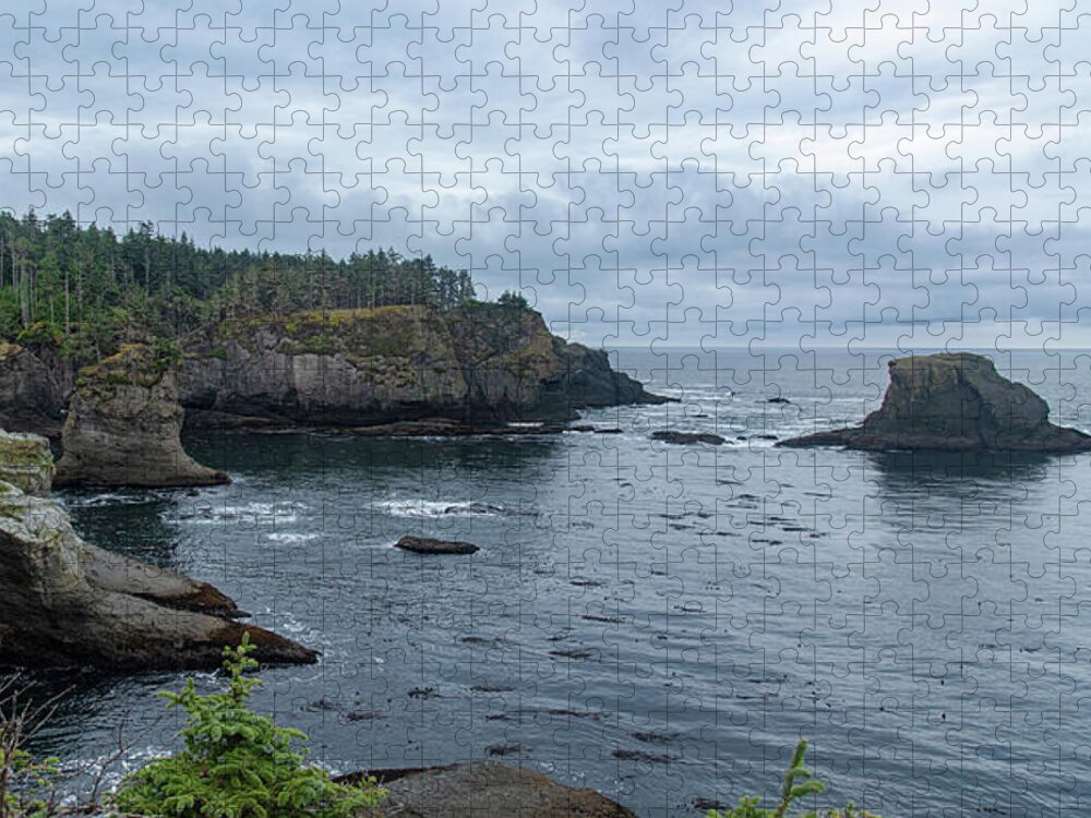 Serene Coastal Cliffs at Dawn Jigsaw Puzzle