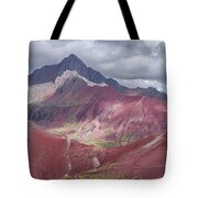 Majestic Colorful Mountain Range Tote Bag