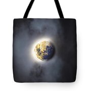 Celestial Moon In Ethereal Glow Tote Bag