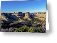 Majestic National Park Canyon Views Greeting Card