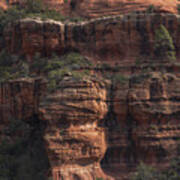 Majestic Red Rock Formations In Sedona Arizona Art Print