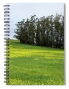 Rolling Hills With Blooming Wildflowers Spiral Notebook