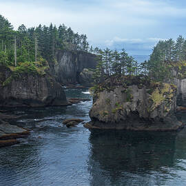 Serene Coastal Rocky Landscape