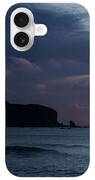 Serene Coastal Sunset with Cliffs iPhone Case