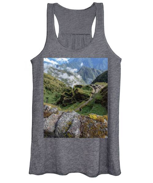 Misty Mountain Pathway Of The Inca Trail Women's Tank Top