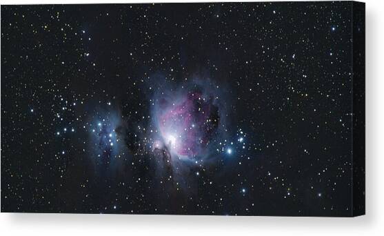 Cosmic Dance Among the Stars Canvas Art Print by Brandon Wichmann