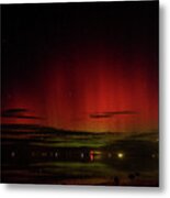Mesmerizing Northern Lights Display Metal Print