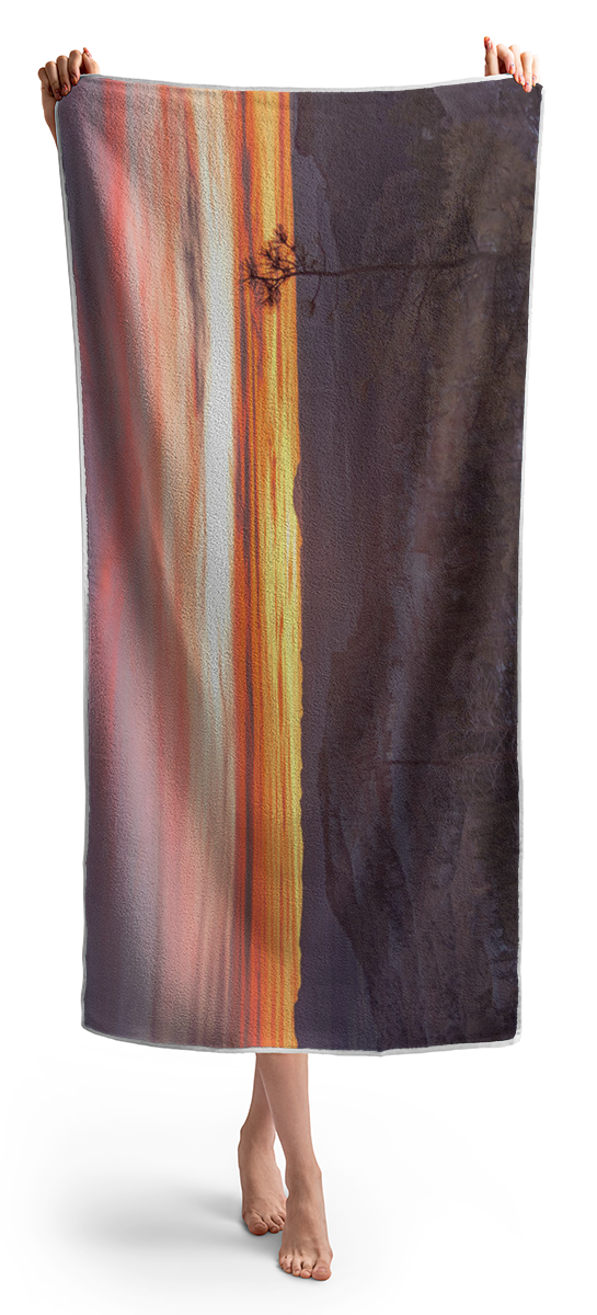 Serene Mountain Sunrise In Bryce Canyon National Park Beach Towel