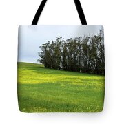 Rolling Hills With Blooming Wildflowers Tote Bag