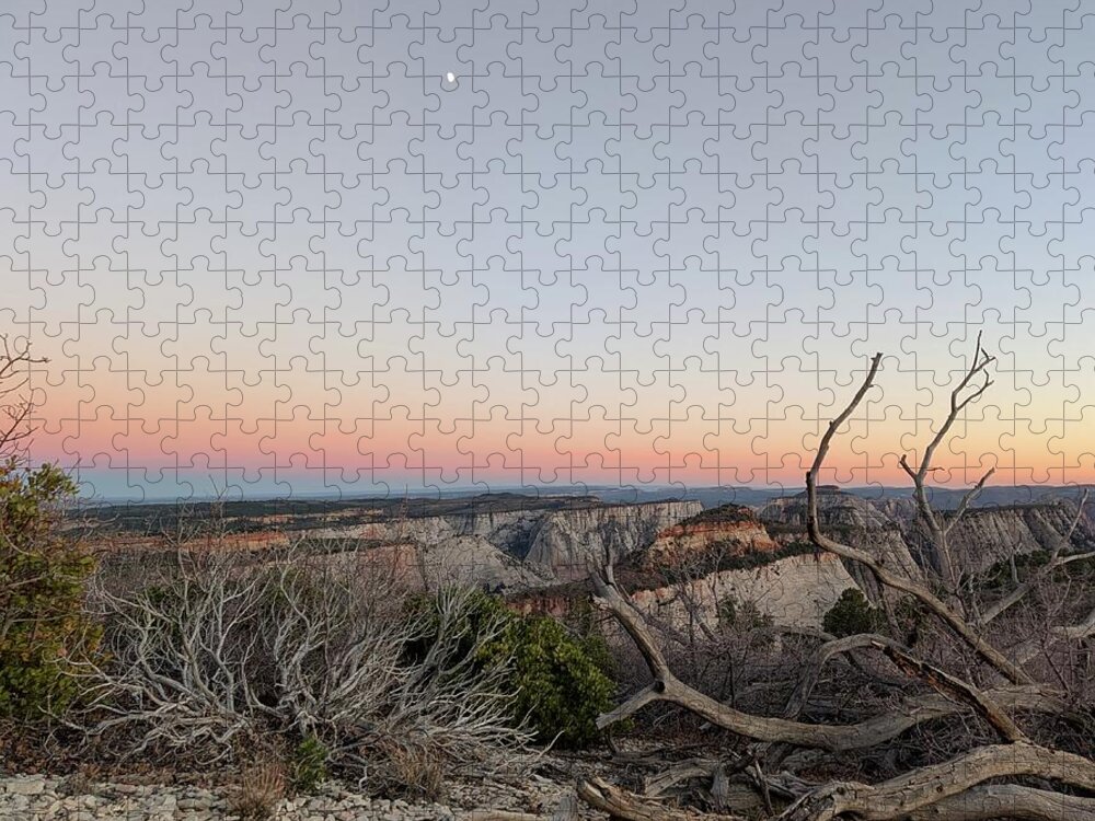 Breathtaking Canyon Sunset View Jigsaw Puzzle