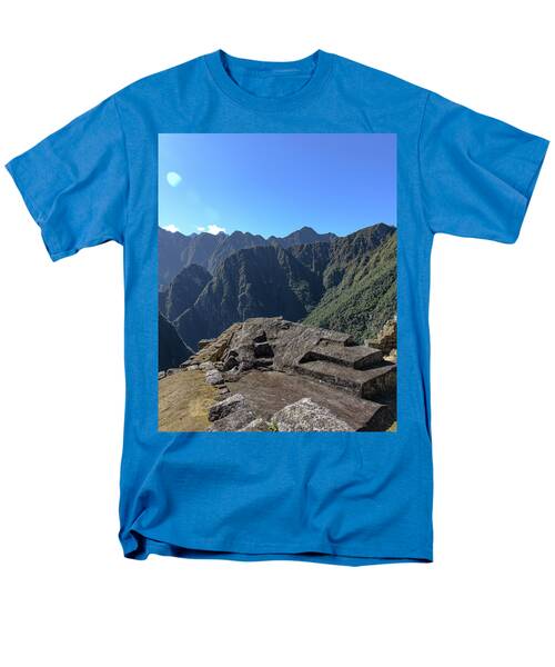 Majestic Mountain Views At Machu Picchu Men's T-Shirt  (Regular Fit)