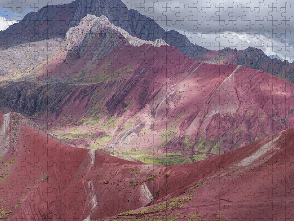Majestic Colorful Mountain Range Jigsaw Puzzle