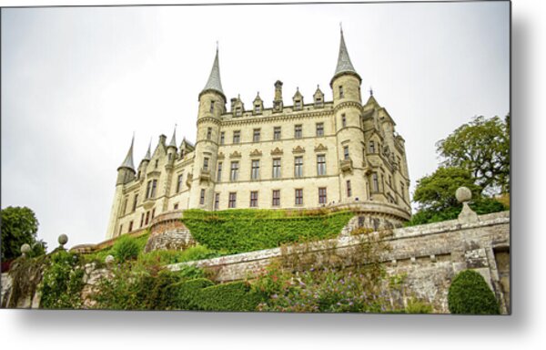 Majestic Castle On Hill Metal Print