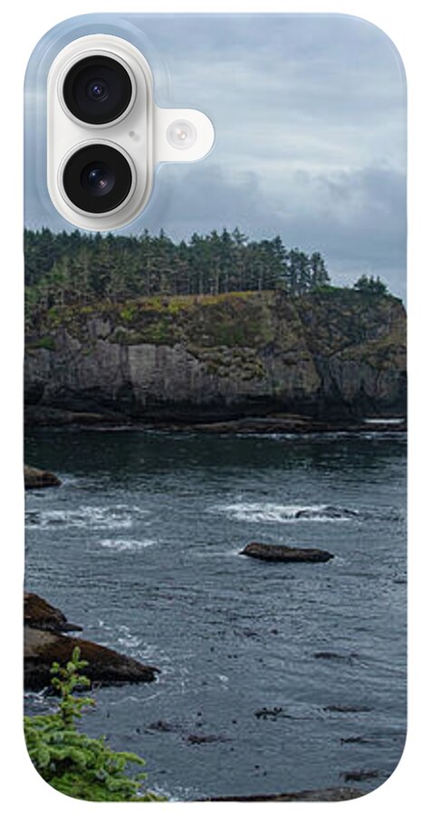 Serene Coastal Cliffs at Dawn iPhone Case