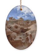 Majestic Rock Formations In Capitol Reef National Park Ornament